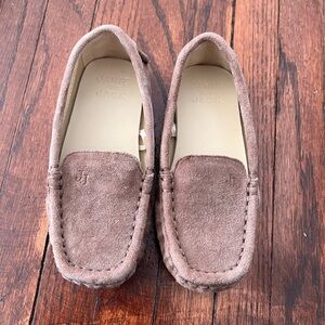 Janie and Jack Tan Suede Loafers